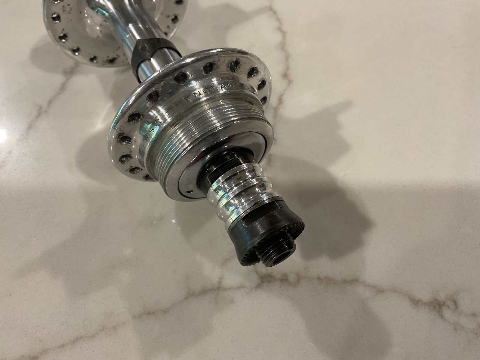 Campagnolo Record Hubs 36 Hole 1980s 100/126mm English