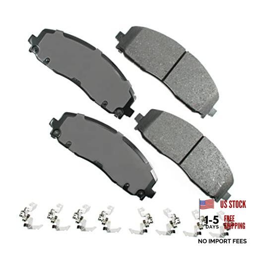 Akebono ACT1589 Proact Ultra Premium Ceramic Disc Brake Pad kit , GREY