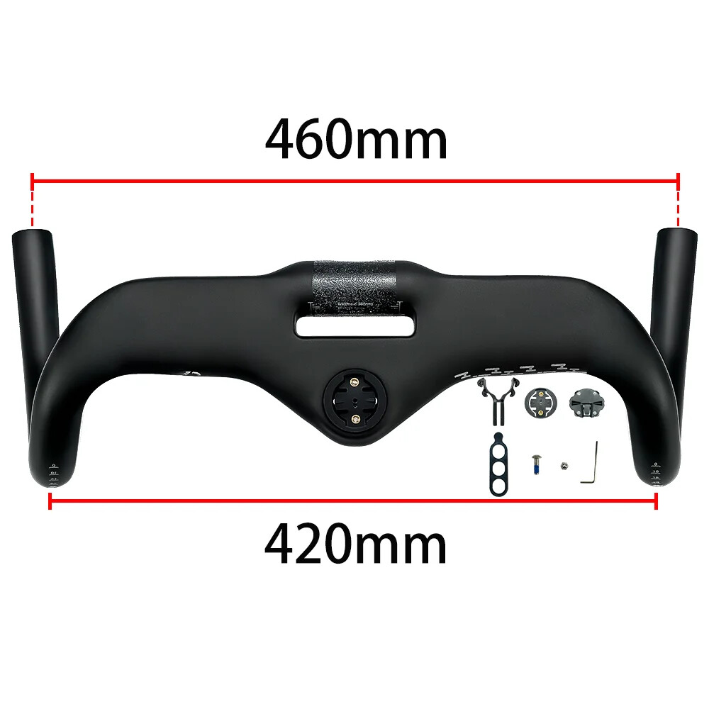 Carbon Track Bike Handlebar Full Internal Cable Routing Road Bicycle Handlebars