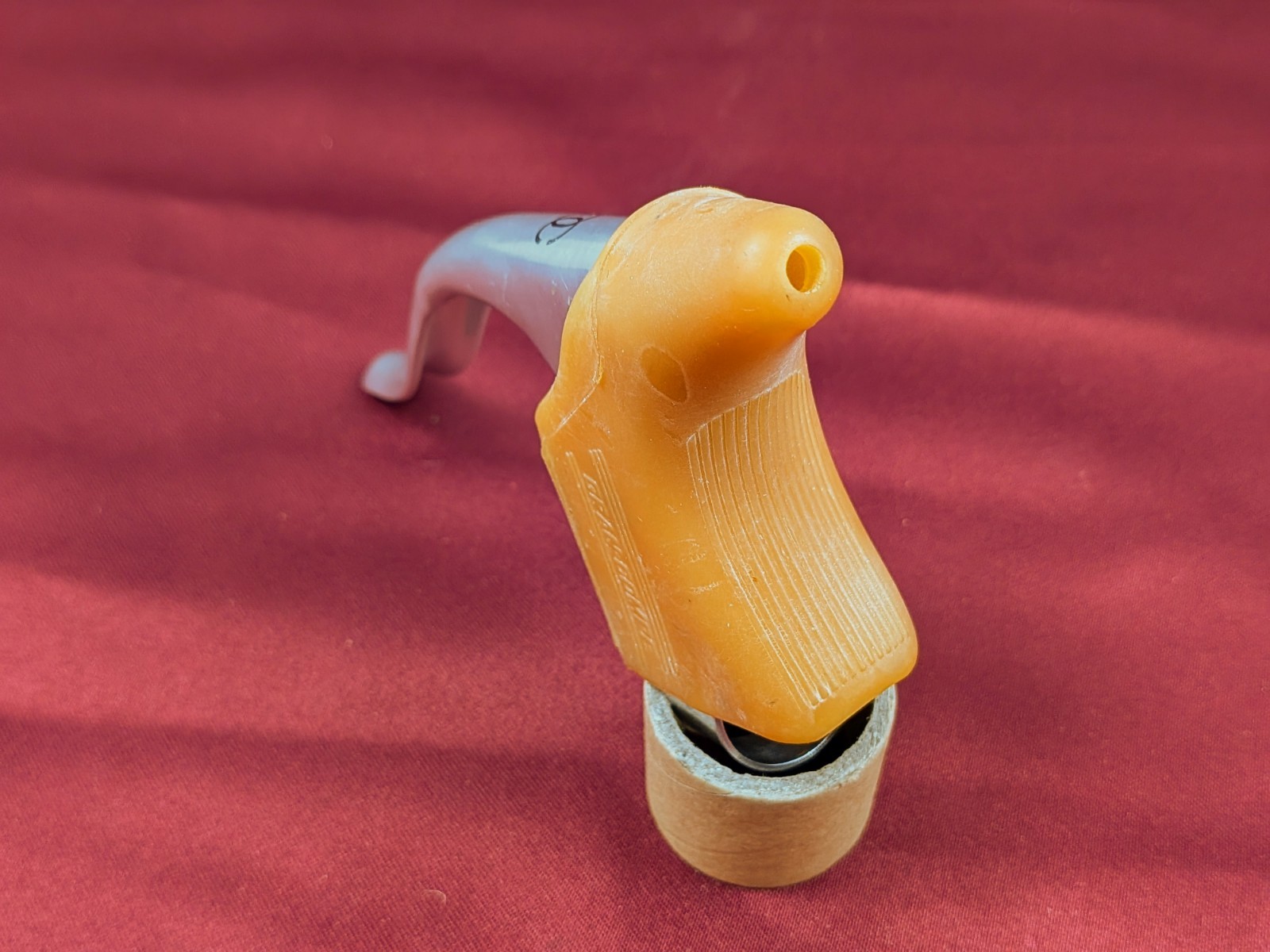 Vintage Gran Compe SINGLE Brake Lever Tan/Silver Non-Aero NOS