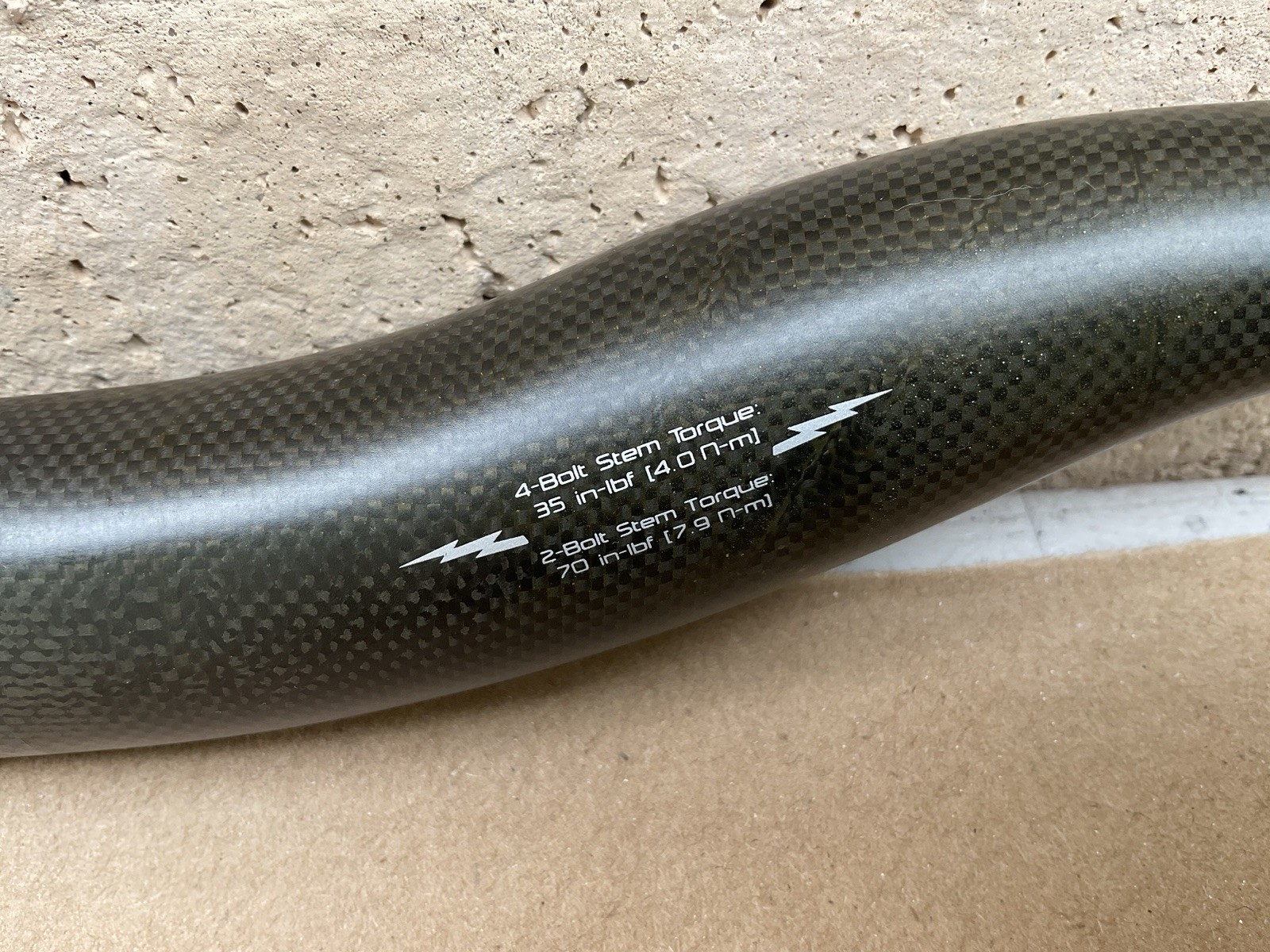 Specialized S-Works XC Carbon Handlebar 640mm 31.8mm Clamp 6° Back Sweep