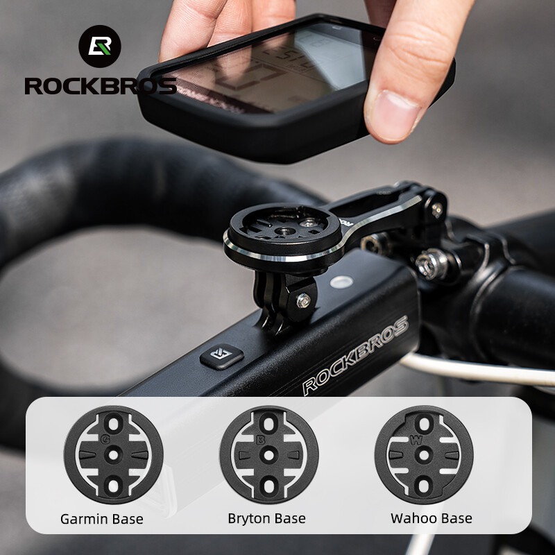 ROCKBROS Adjustable Out-Front Bicycle Mount – Aluminum Cycling Computer Mount