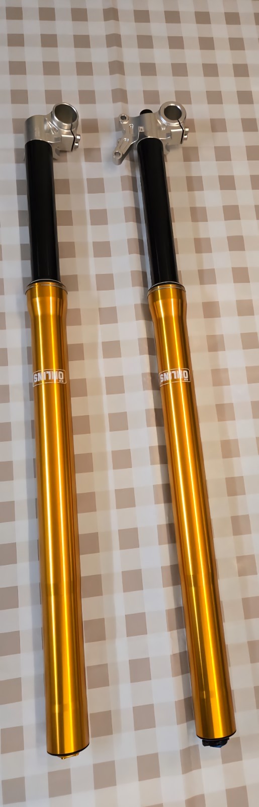 New Pair of Original Ohlins FFCA 103 front fork Measurement Drawing Attached