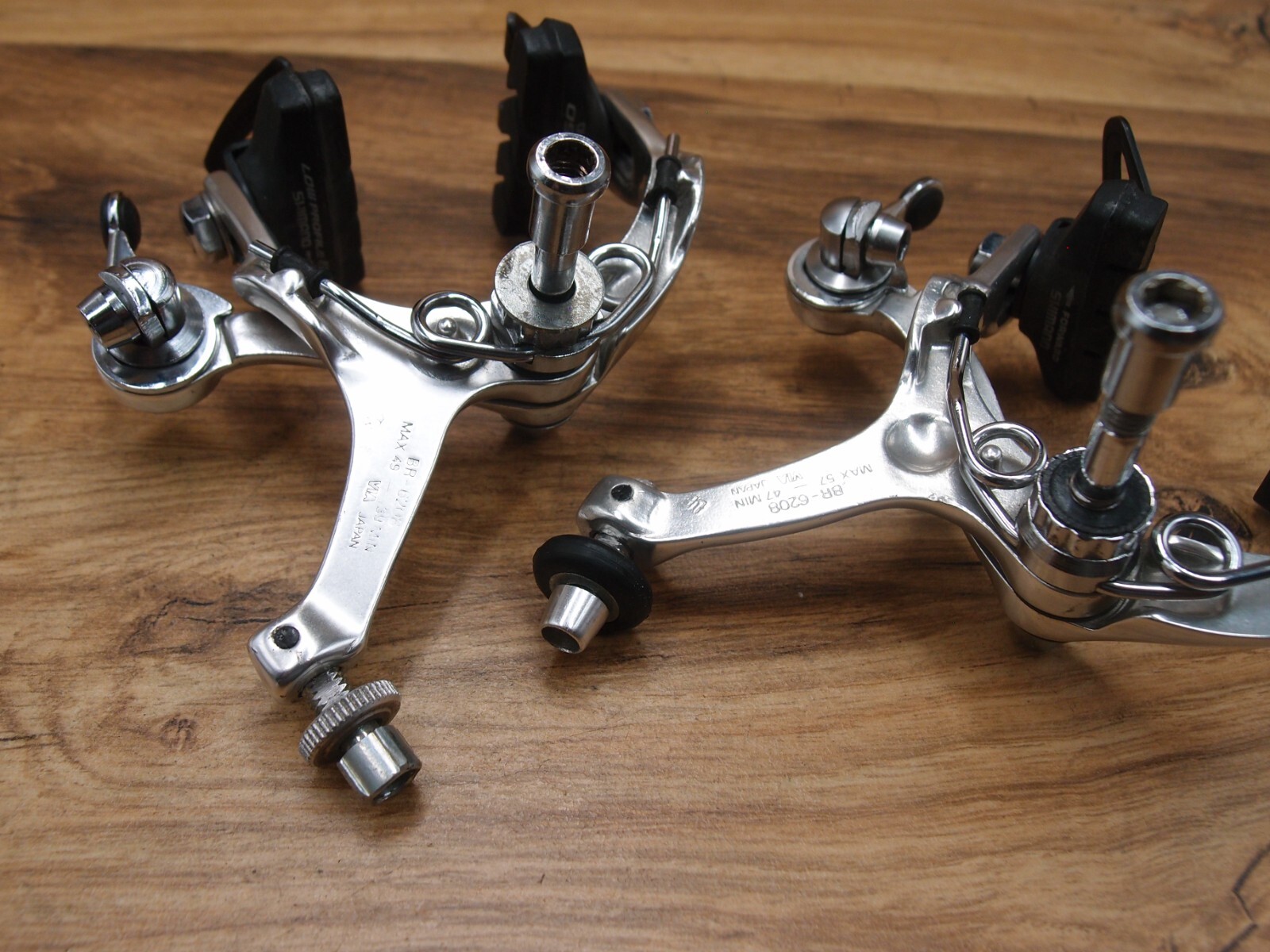 caliper side pull brakes Shimano 600 BR-6208 VIA Japan for road bike 1987