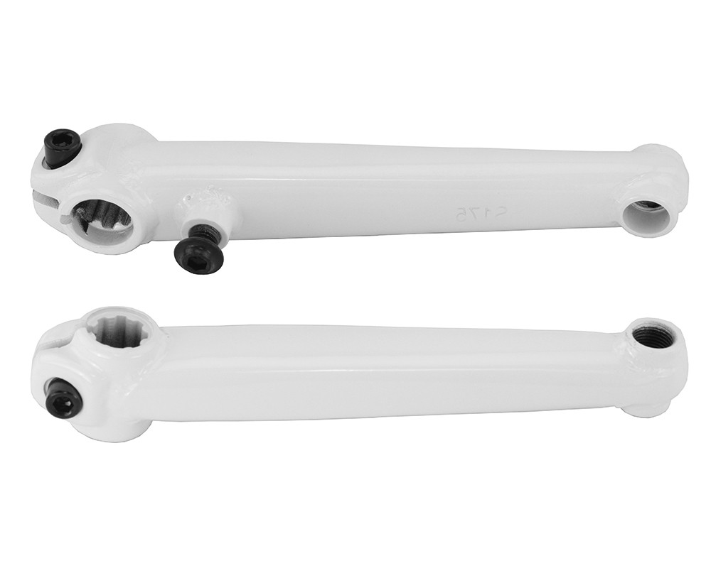 Bike Crank Arm Set ALLoy 175mm 8t White.