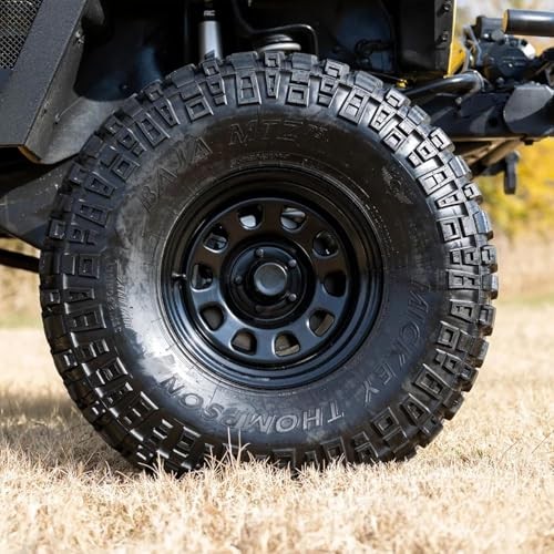 Black Steel Wheel – 15×8, 5×5.5 Bolt Pattern, 19mm Offset, 4.25 Bore, Heavy