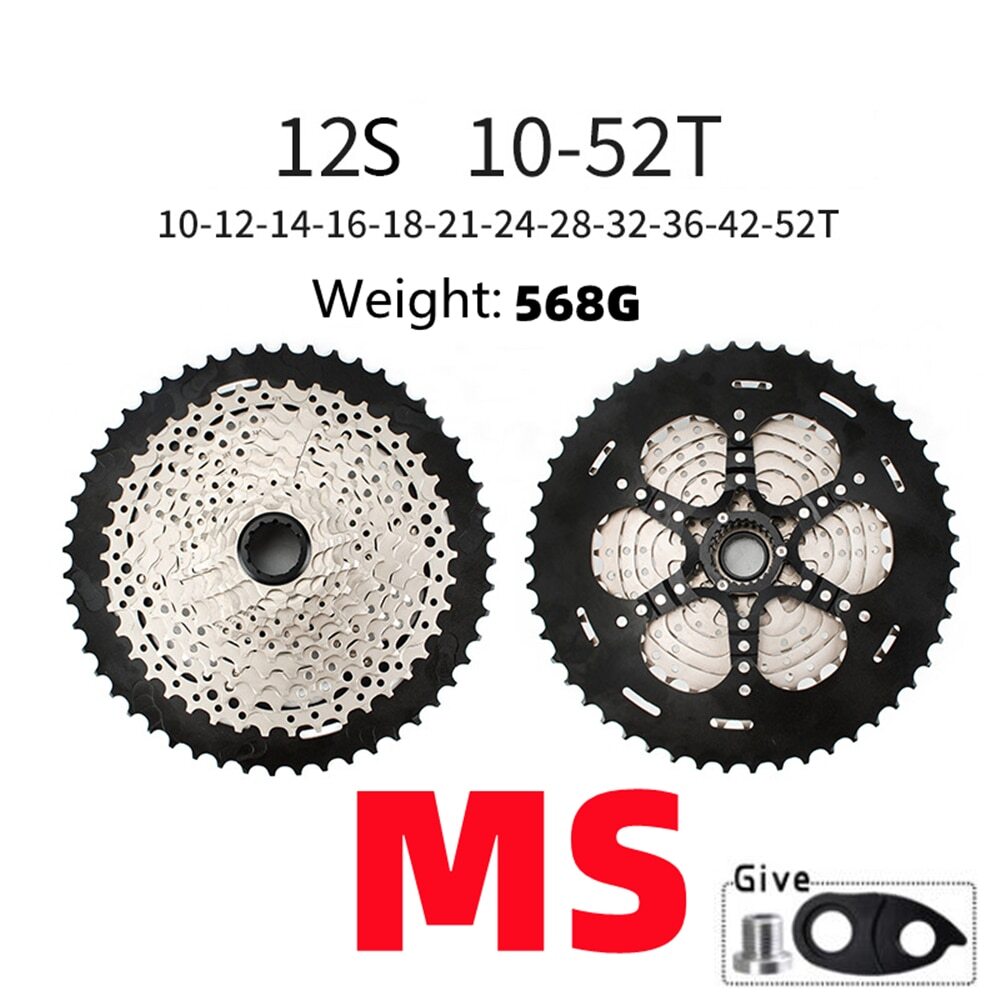 For Shimano HG/XD/MS 12 Speed MTB/Road Bicycle Freewheels Bike Cassettes 11-52T
