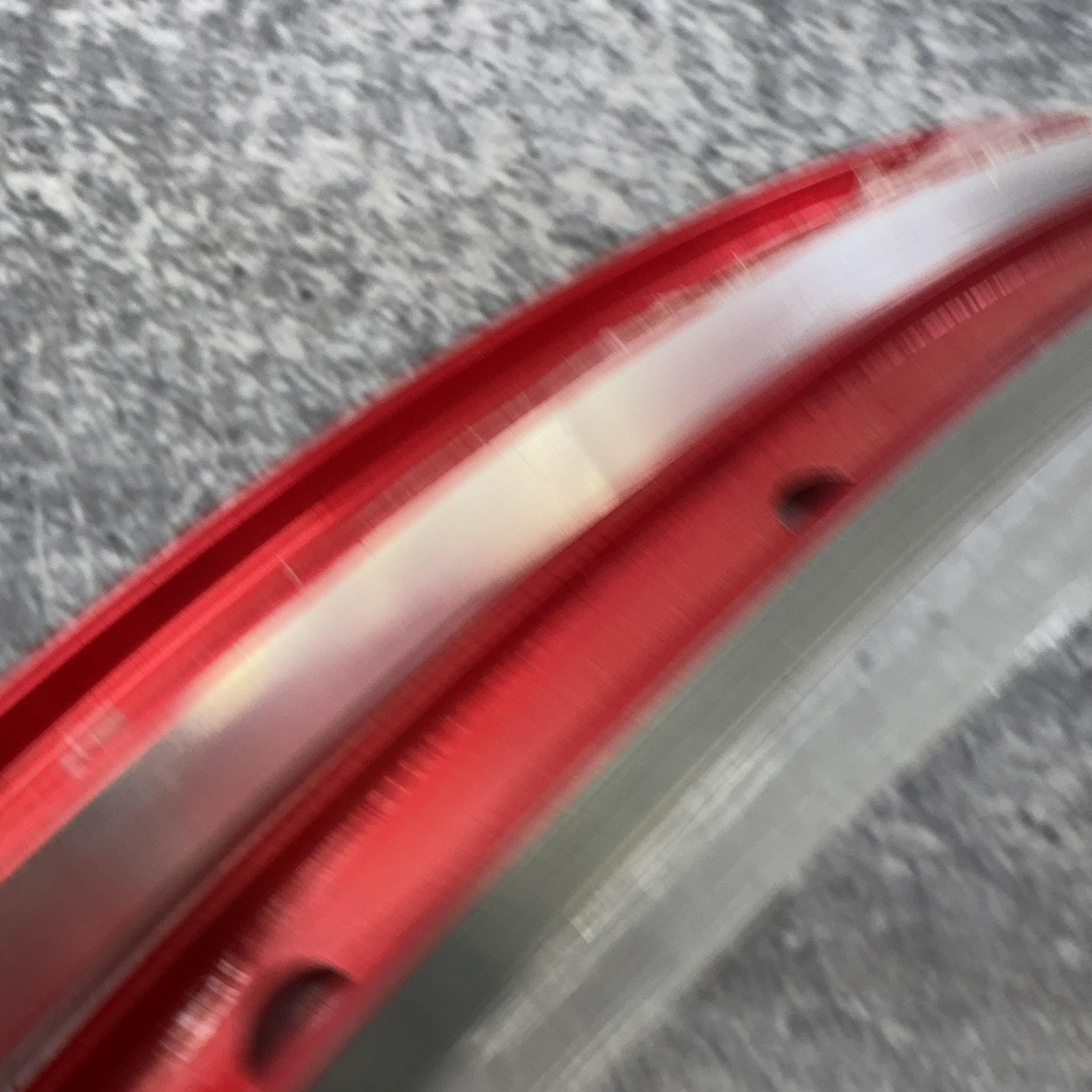 Velocity Razor 700c Rim Set 28H 32H Red Clincher Road Alloy Presta Australia