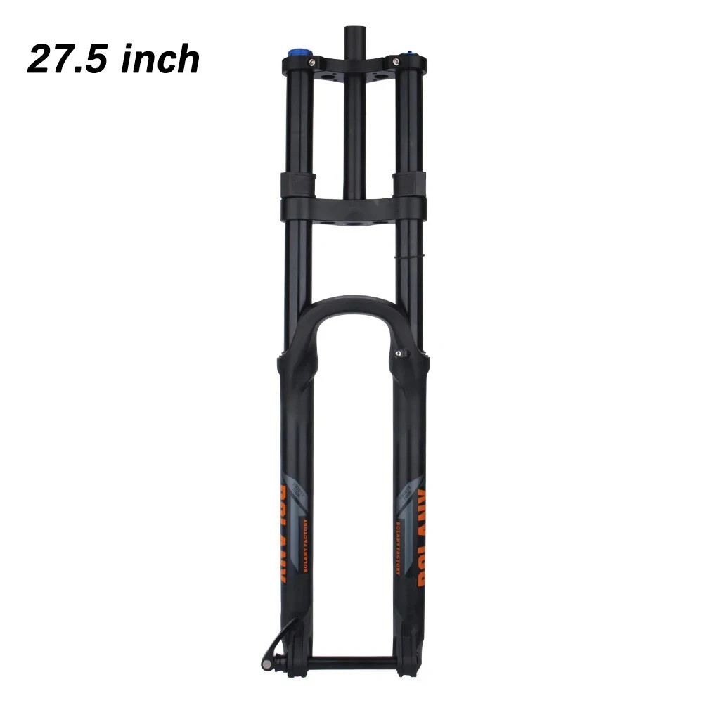 27.5 29in MTB Ebike Barrel Axle Air Pressure Suspension Fork Straight/Tapered