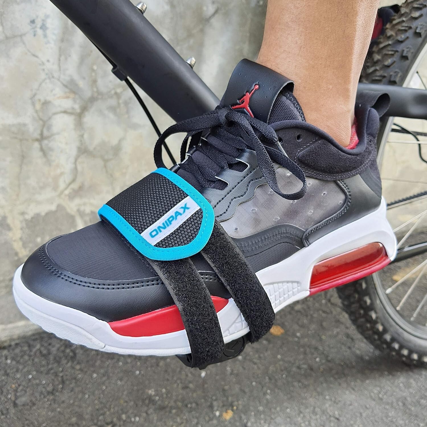ONIPAX Outdoor Bike Pedal Straps Toe Clips Straps Tape 2 PCS