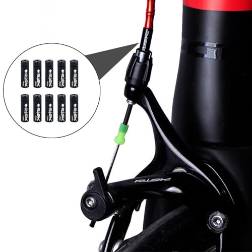 5mm and 4mm Aluminum Alloy Bike Brake Shifter Cable Housing End Caps, Alloy