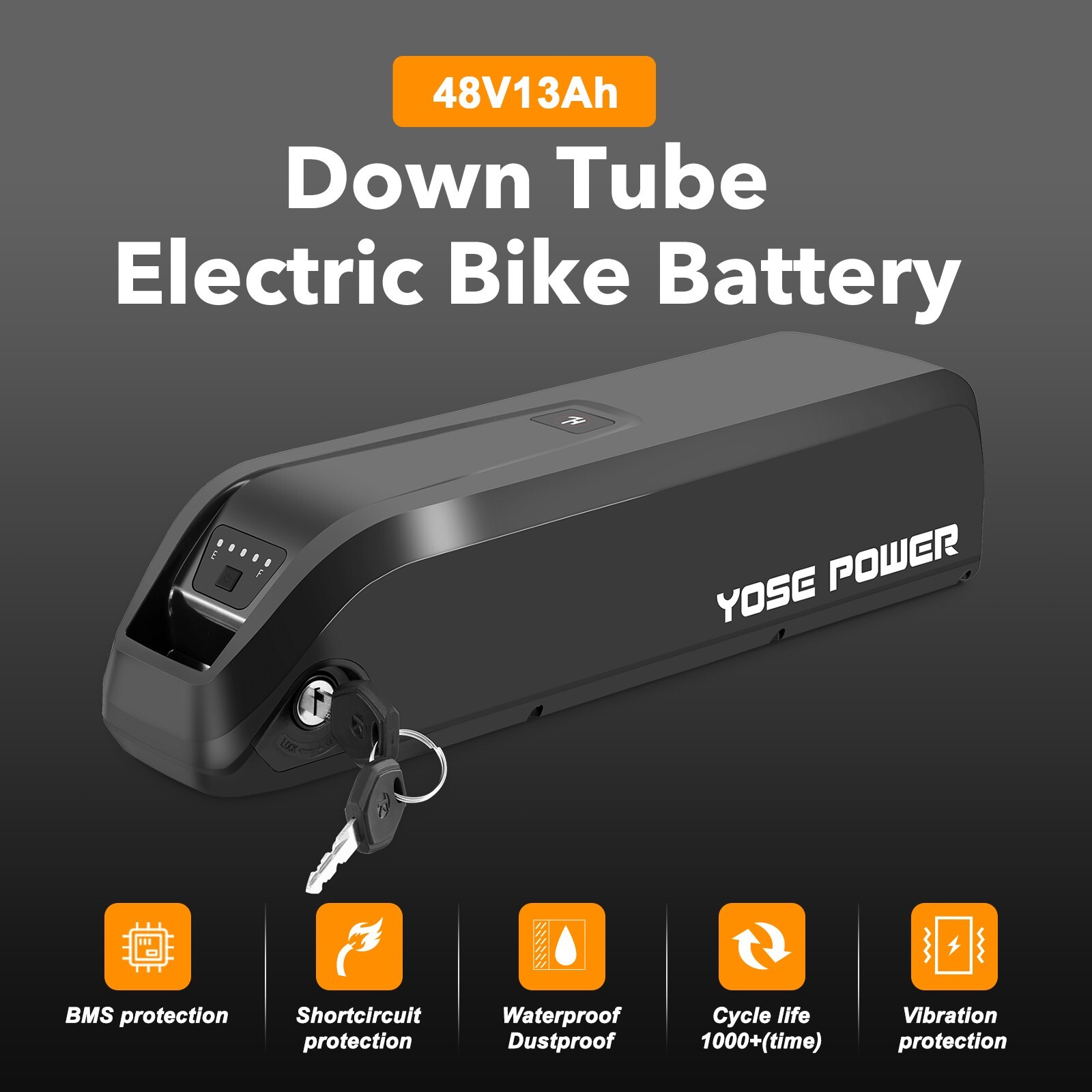 Hey bike Battery 48V 13Ah Race max Mars 2.0 Battery Replacement Heybike