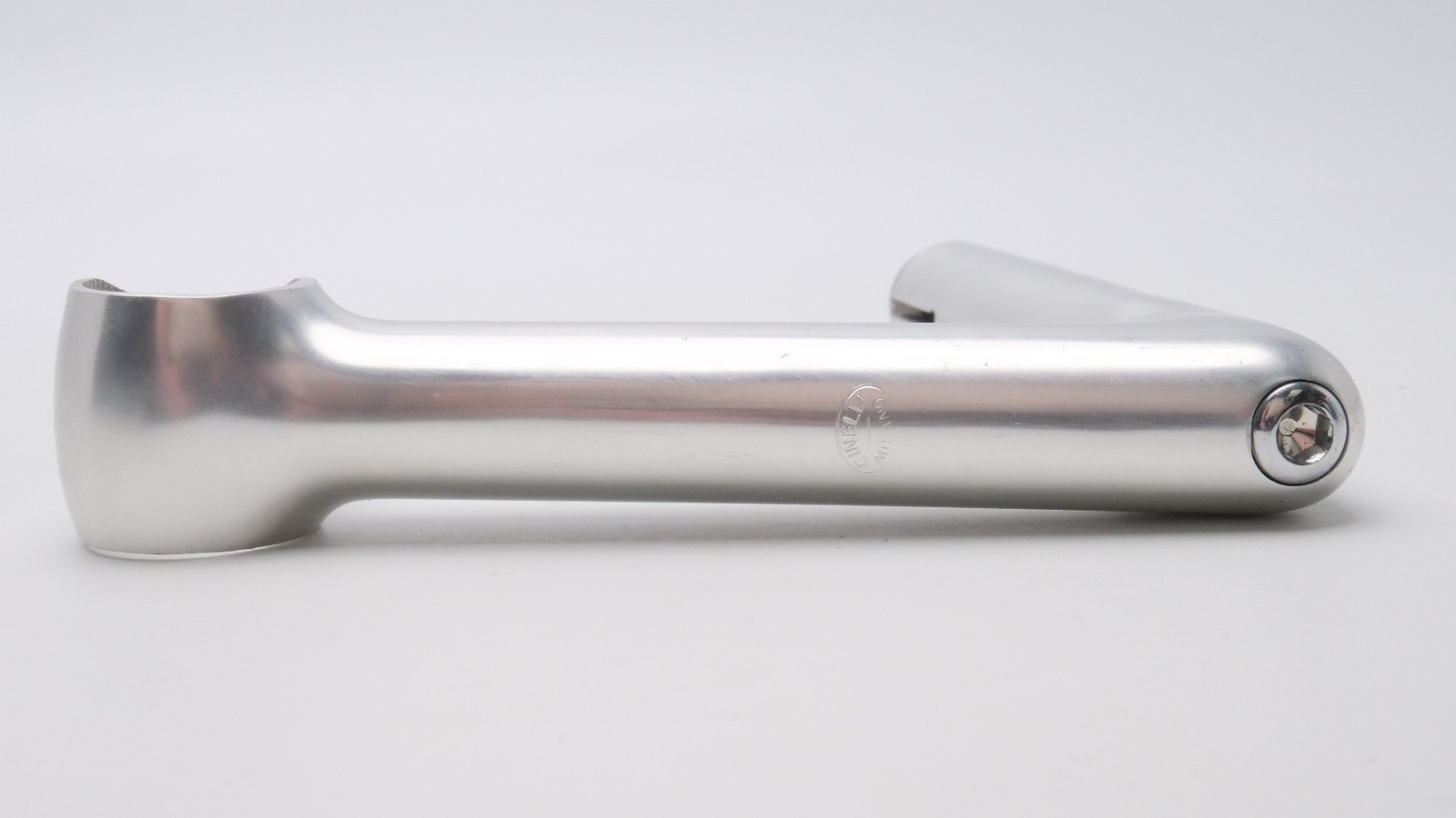 NOS Cinelli 1A Stem Quill 135mm Milano Logo 26.4 Silver 1″ Threaded Vintage