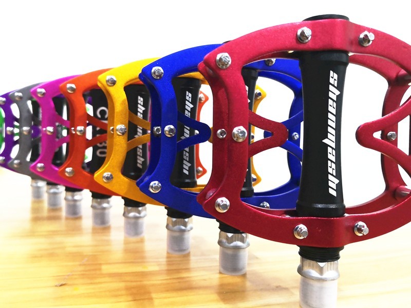 Aluminum Road MTB Mountain Bike XC Bicycle Pedal BMX Flat Pedals Bearings 1 pair