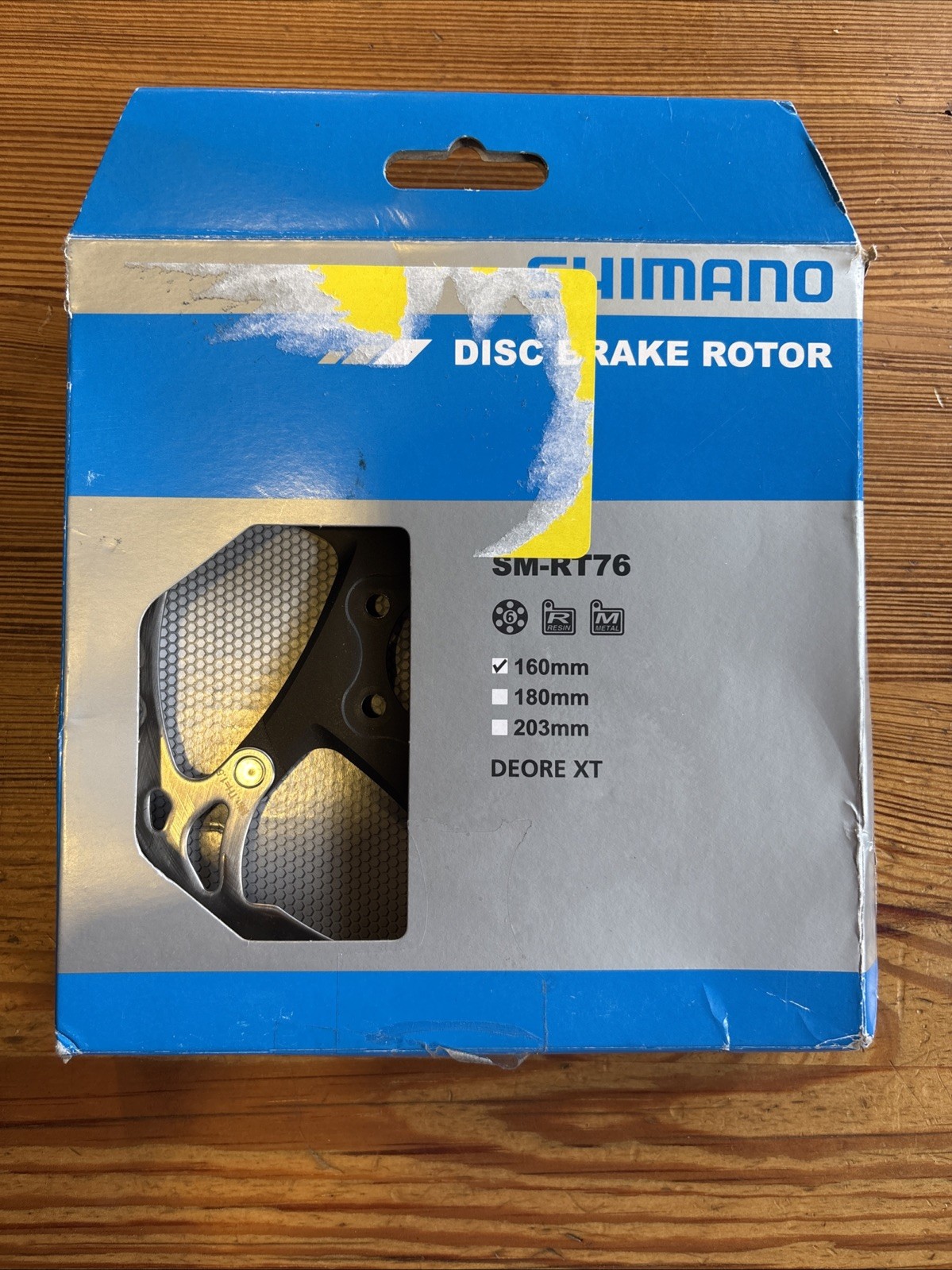 Shimano Disc Brake Rotor SM-RT76 160mm 6-Bolt