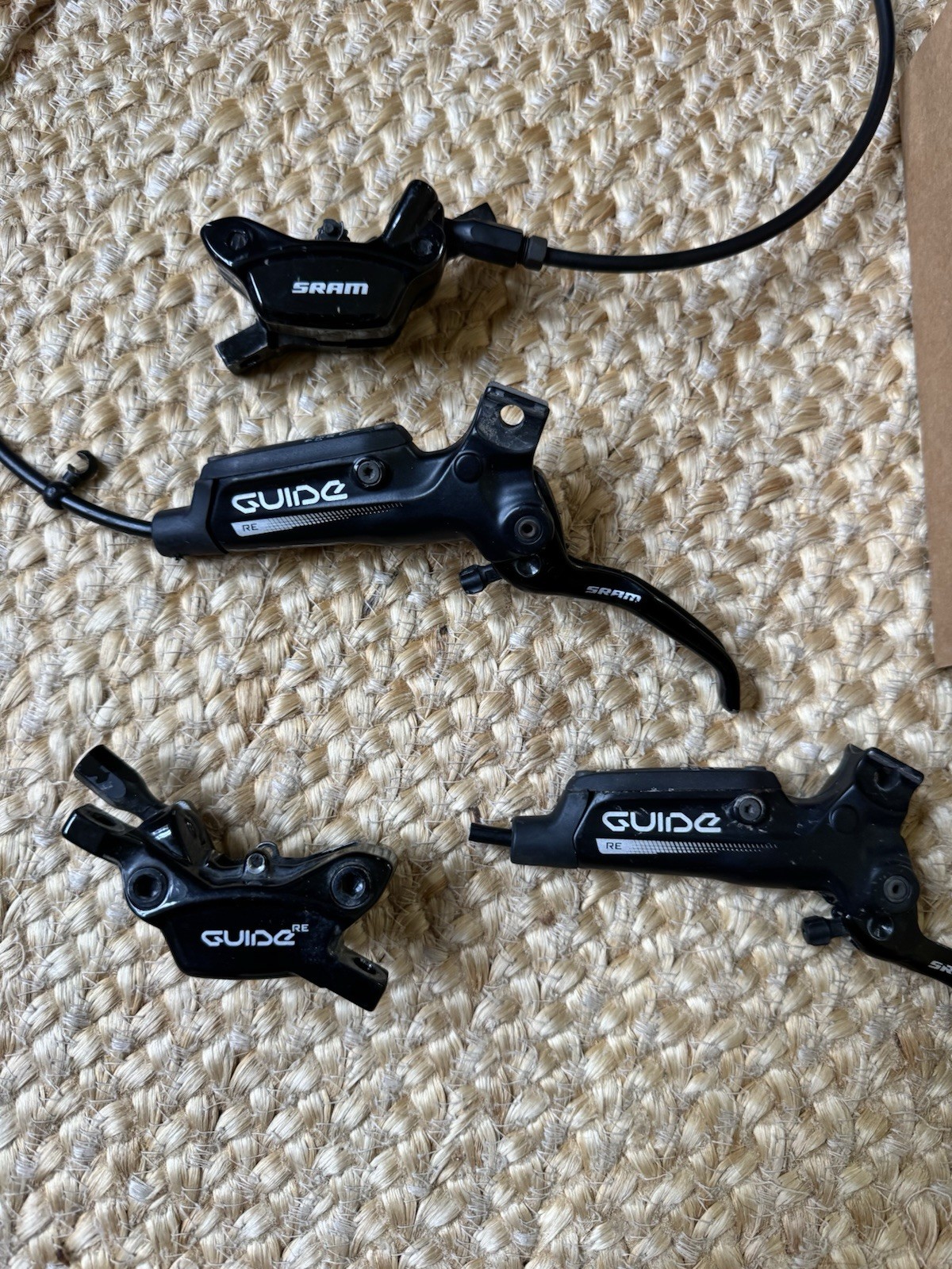 SRAM Guide RE 4-Piston Hydraulic Disc Brake Set Used Commencal Meta SX Takeoff