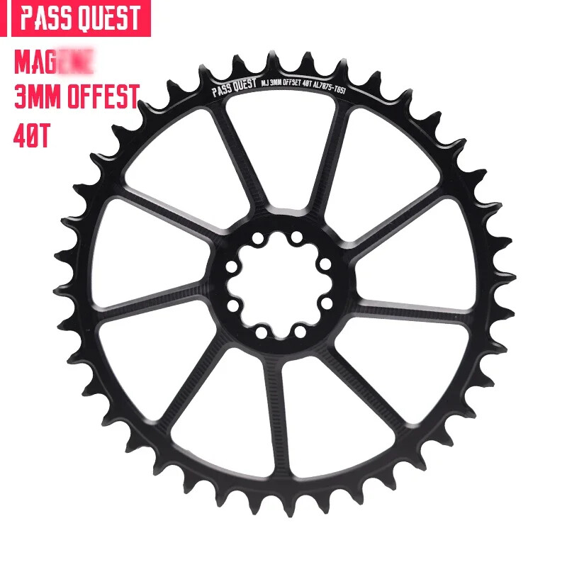 MTB Bicycle 3mm Offset Round Chainring Narrow Wide Chainring 40 42 44 46 48T