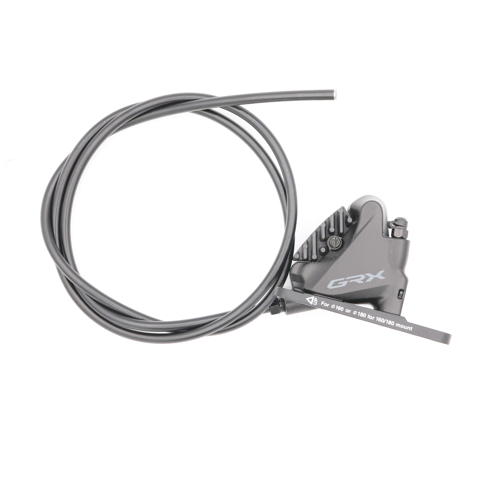 Shimano GRX BR-RX400 Hydraulic Disc Brake Caliper Flat Mount w/ Hose Adapter