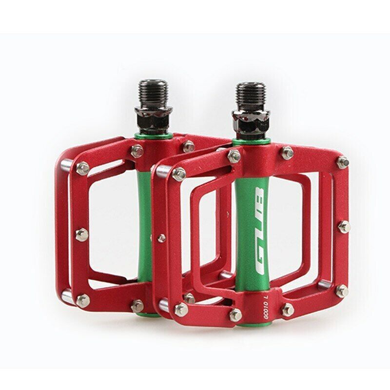 Cycling Pedals Aluminum Alloy Platform CR-MO 9/16″ DU Sealed Bearing Pedal