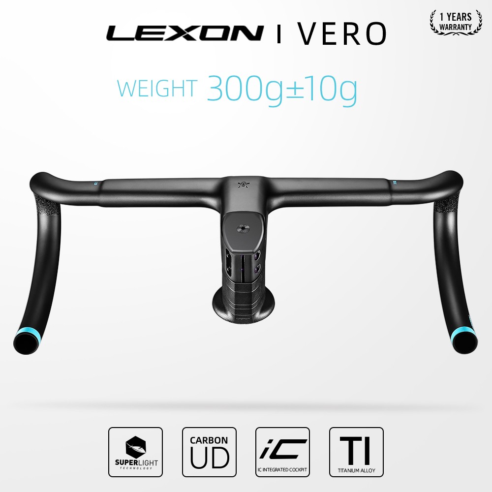 T1000 Integrated Carbon UD Road Bike Handlebar with Full Inner Cable Racing Handlebars