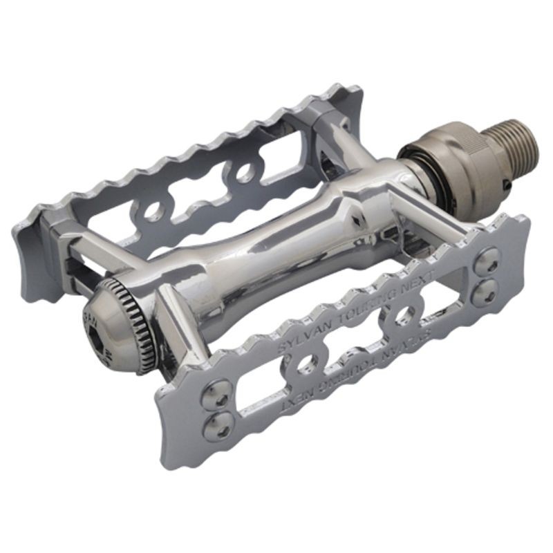 MKS Sylvan Touring Next Ezy Superior Pedals Silver Pair New