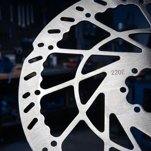 220mm Motorcycle Brake Disc – 2.3mm Thick Steel Rotor, 6‑Hole Design,