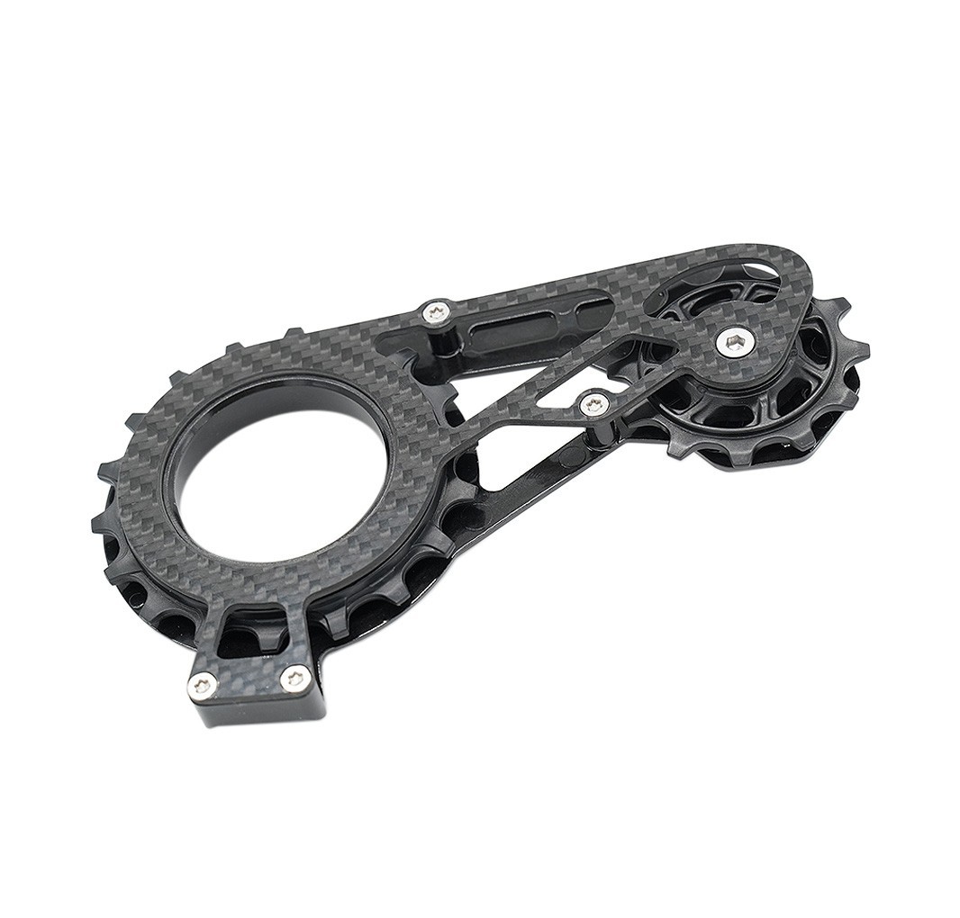 WHEELTOP EDS TX/TT Carbon Oversized Pulley Wheel Derailleur Cage Rainbow Ceramic