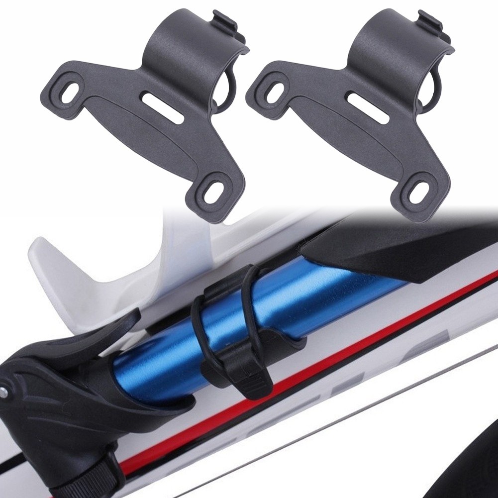 for 2 Pack Bike Pump Holder with Silicone Strap for Secure Frame Attachment