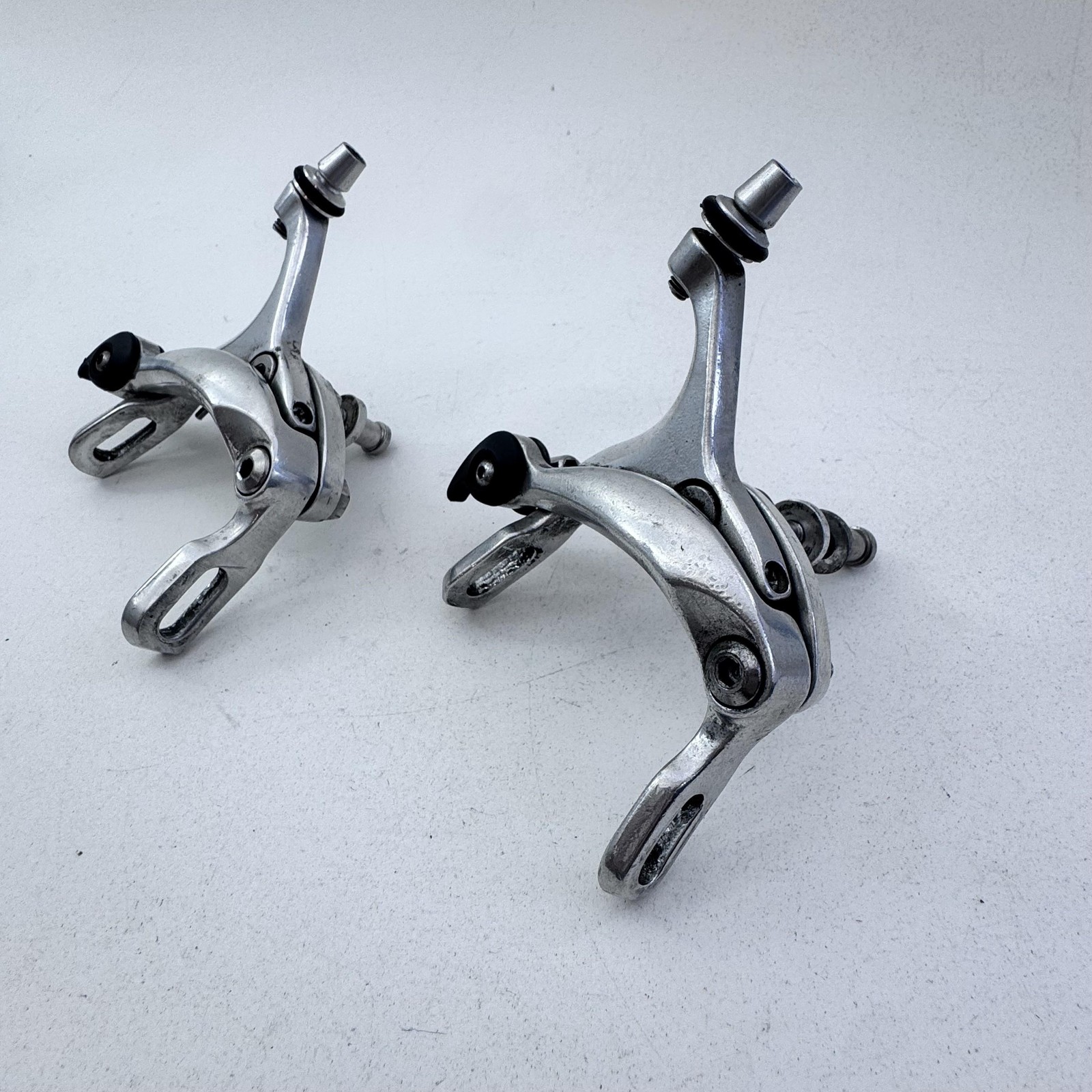 Vintage RC462 Road Bike Dual Pivot Brake Calipers Front Rear Silver Alloy A49