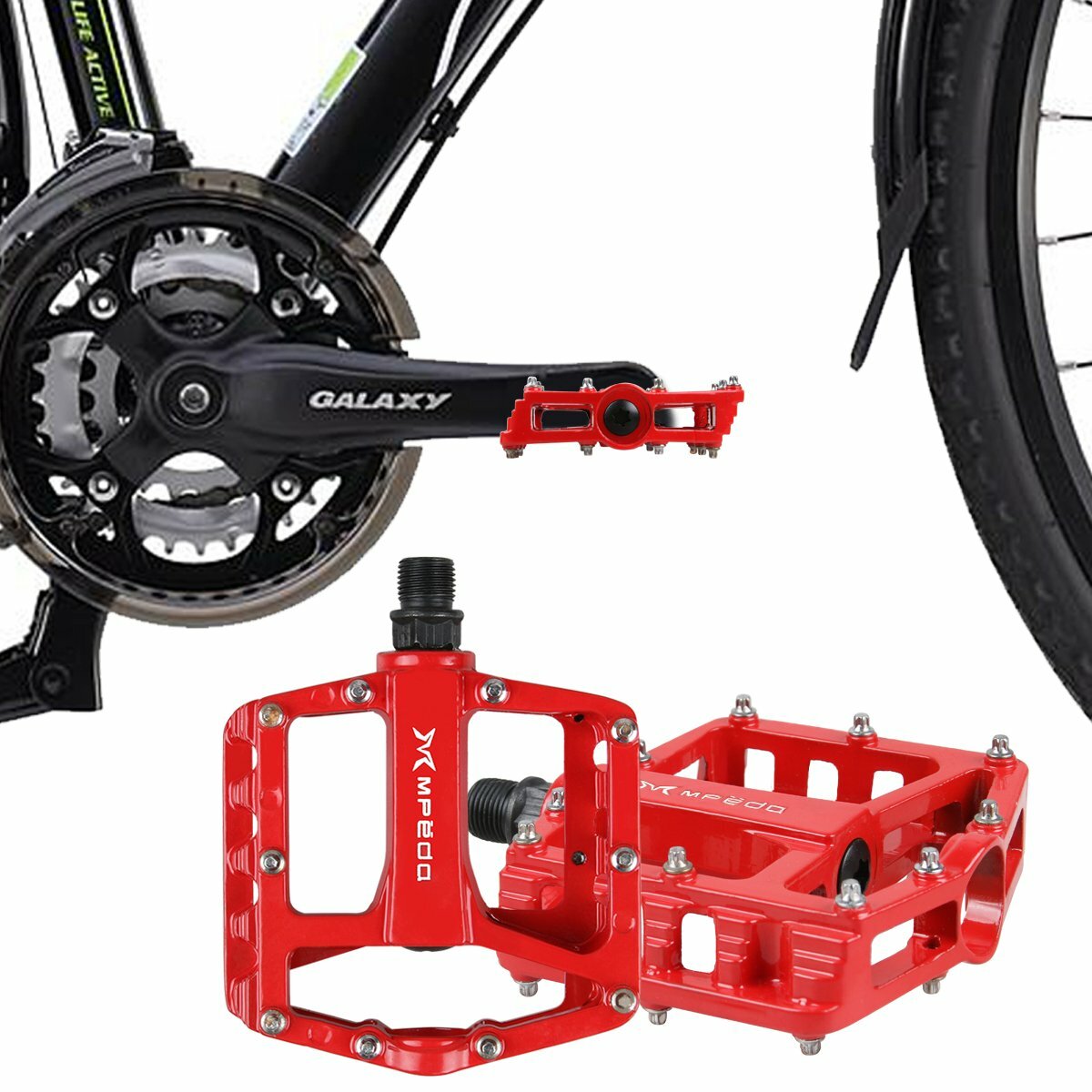 9/16″ Aluminum Bicycle Pedals Bike Pedals Road Mountain Sealed Bearings Platform