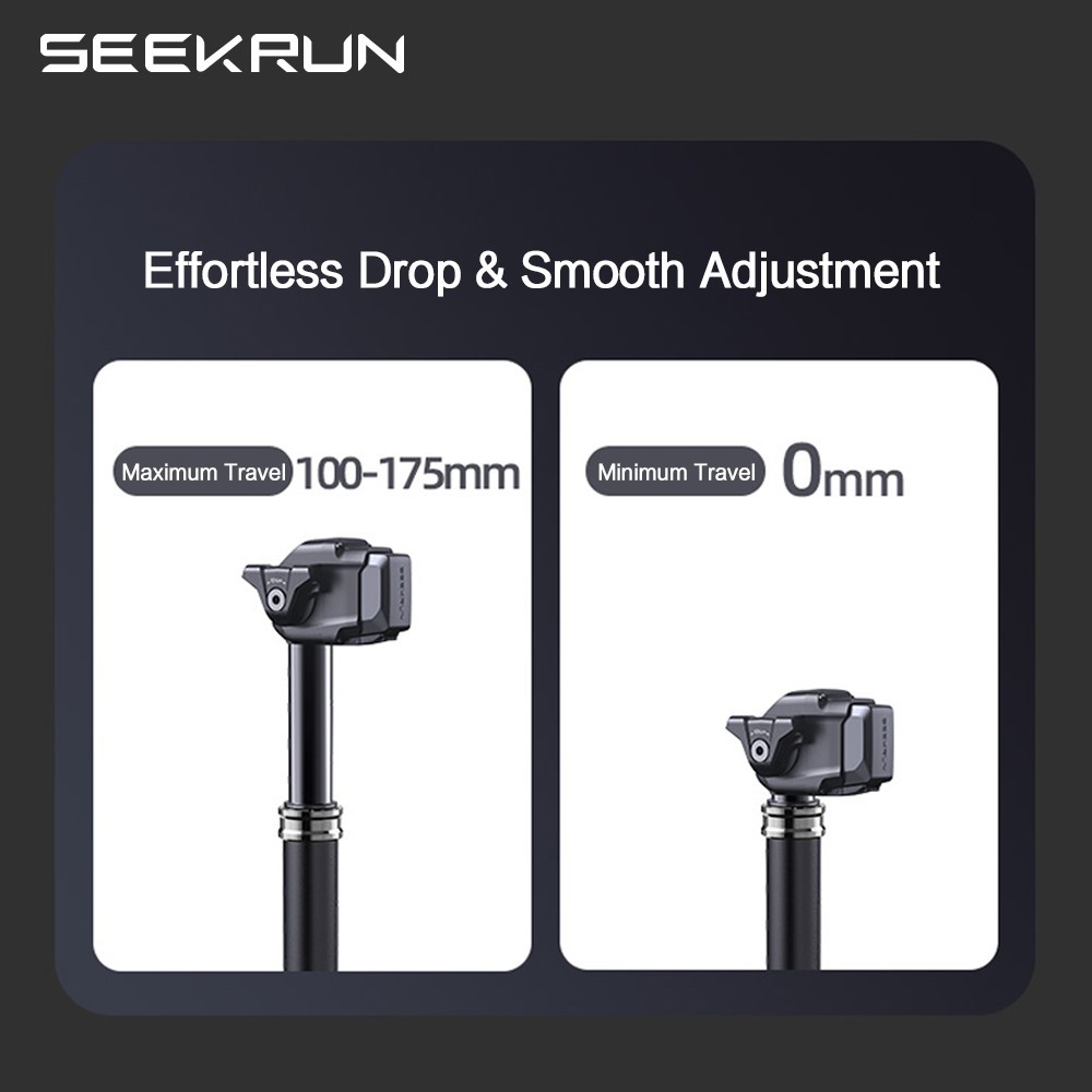 SEEKRUN S7 Smart Dropper Seatpost Bluetooth Cycling Seat Post 120/150/175mm MTB