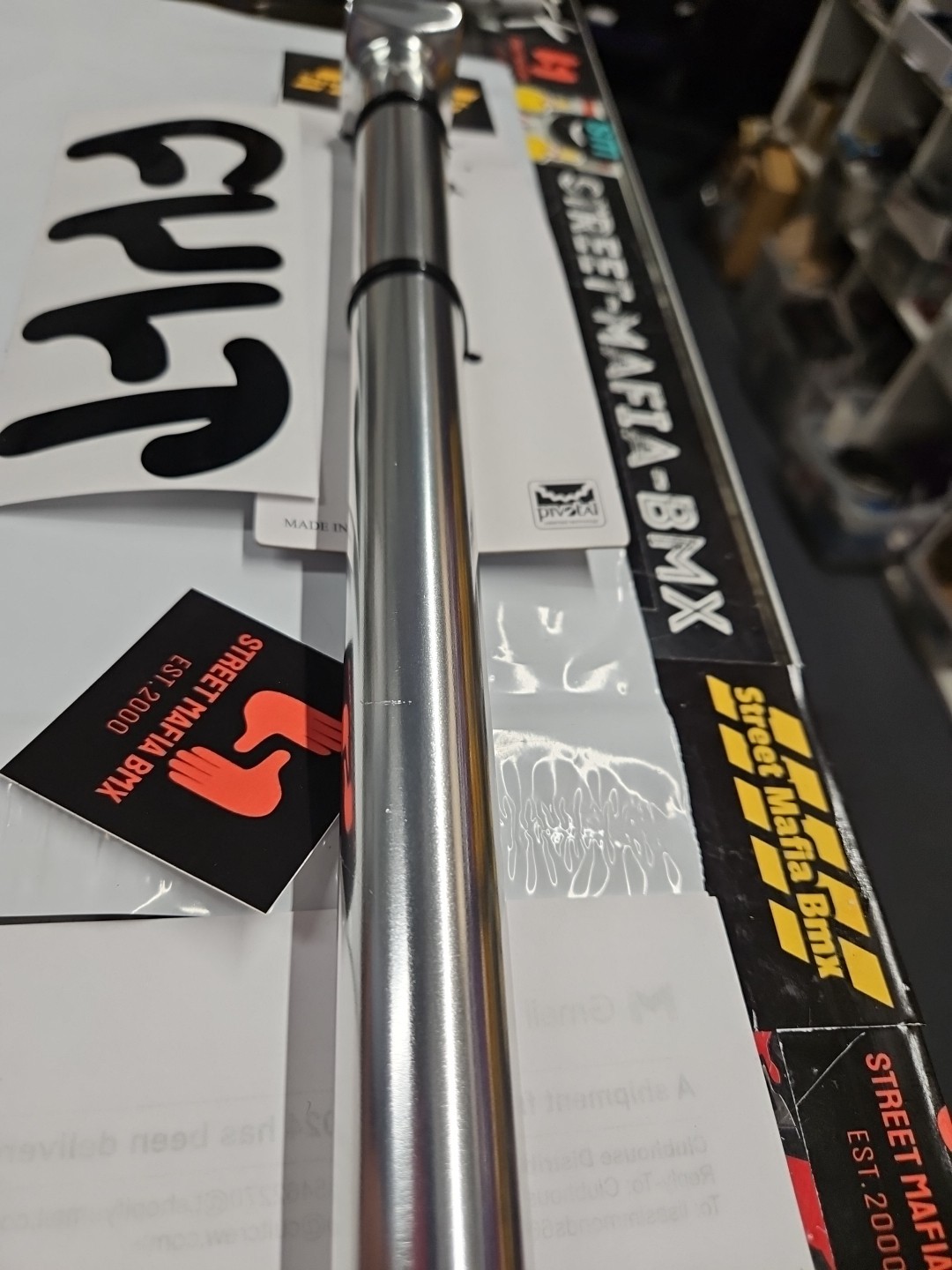 CULT COUNTER POST PIVOTAL SEATPOST Polished BMX BIKE Post 25.4mm X 12.5″ SE NEW