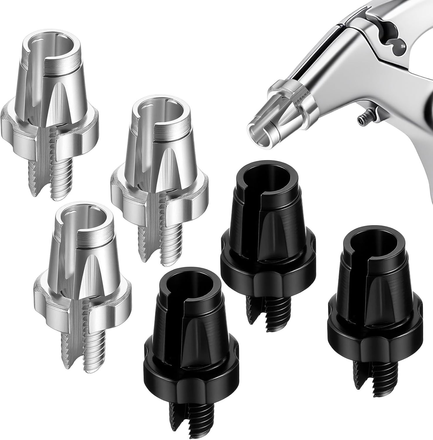 M7 Bike Brake Cable Handle Lever Adjusting Screws, 4 Pack 7mm Bike Brake Adjuste