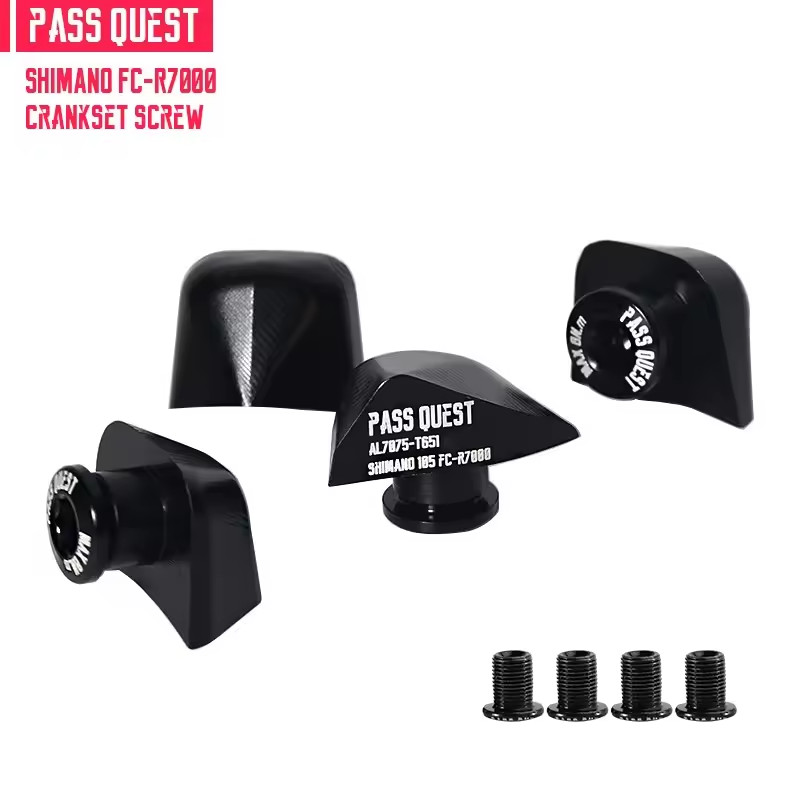 Pass Quest Shimano Chainring Bolts for R7000 Double Cranks New in Box