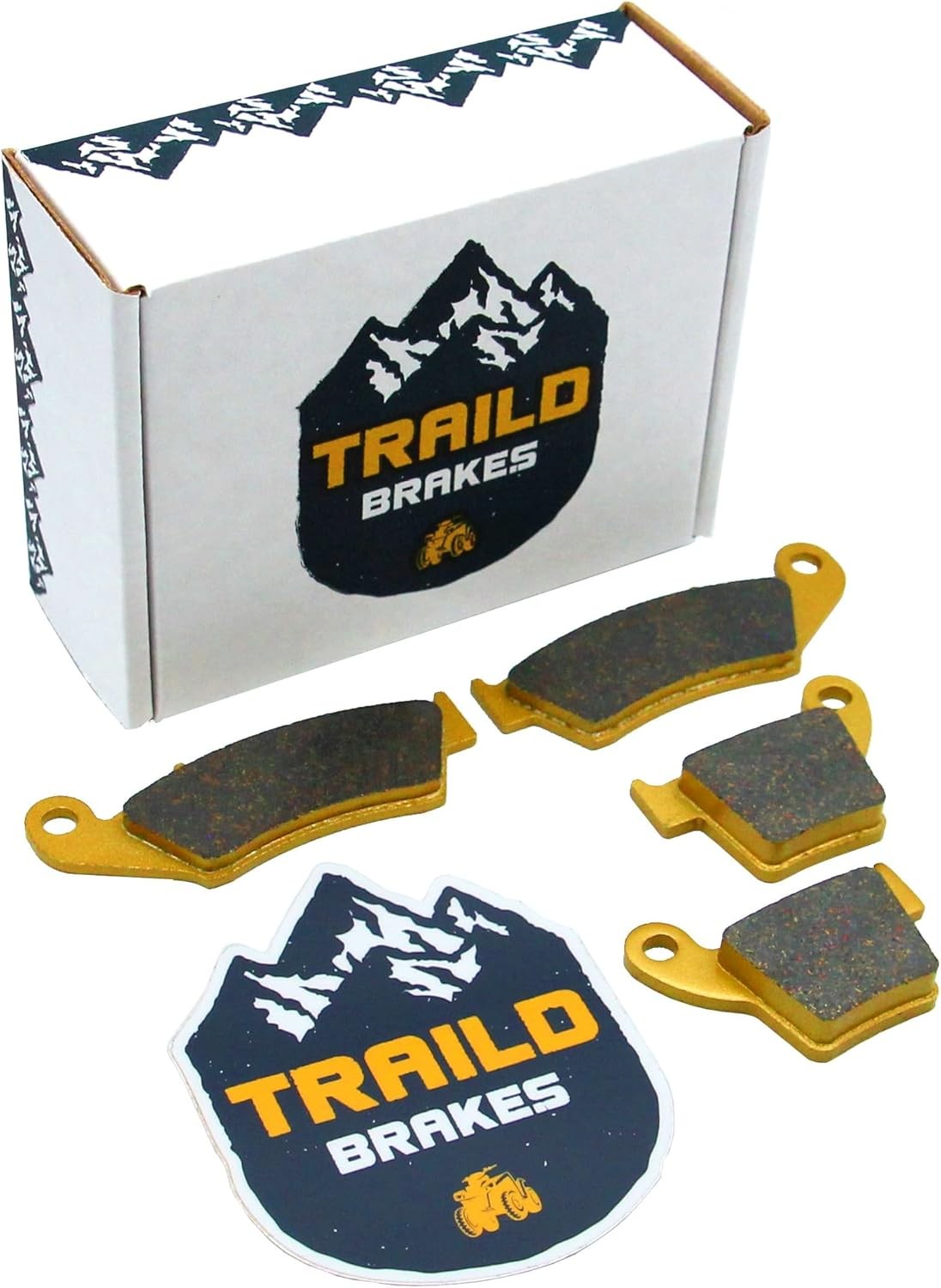 Ceramic Brake Pad Set for Honda CR125/CR250/CRF250/CRF300/CRF450 2002-2026