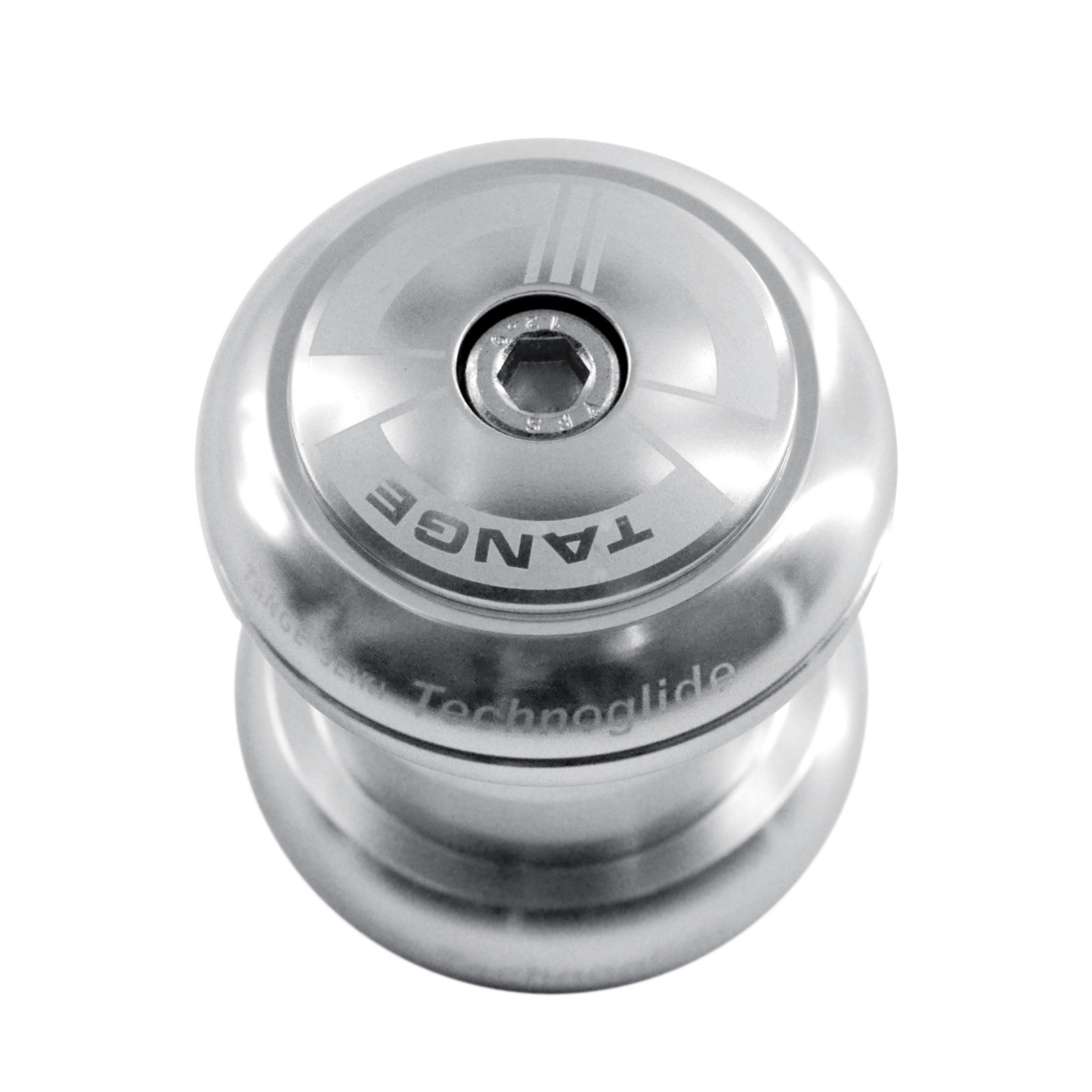 Tange Seiki Technoglide J-2 Headset 1 1/8 Inch with Top Cap , Silver