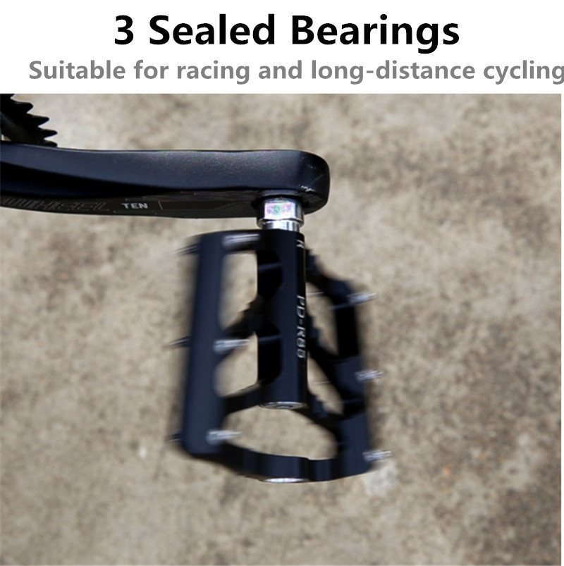 PROMEND Ultralight Mini Folding Bicycle Pedals 3 Bearing MTB Road Bike Pedals