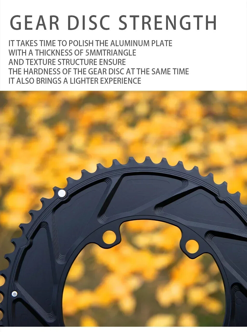 110BCD Chainring Road Bike for ROTOR 4 Claw Double Chainring 52-36/53-39/56-42T