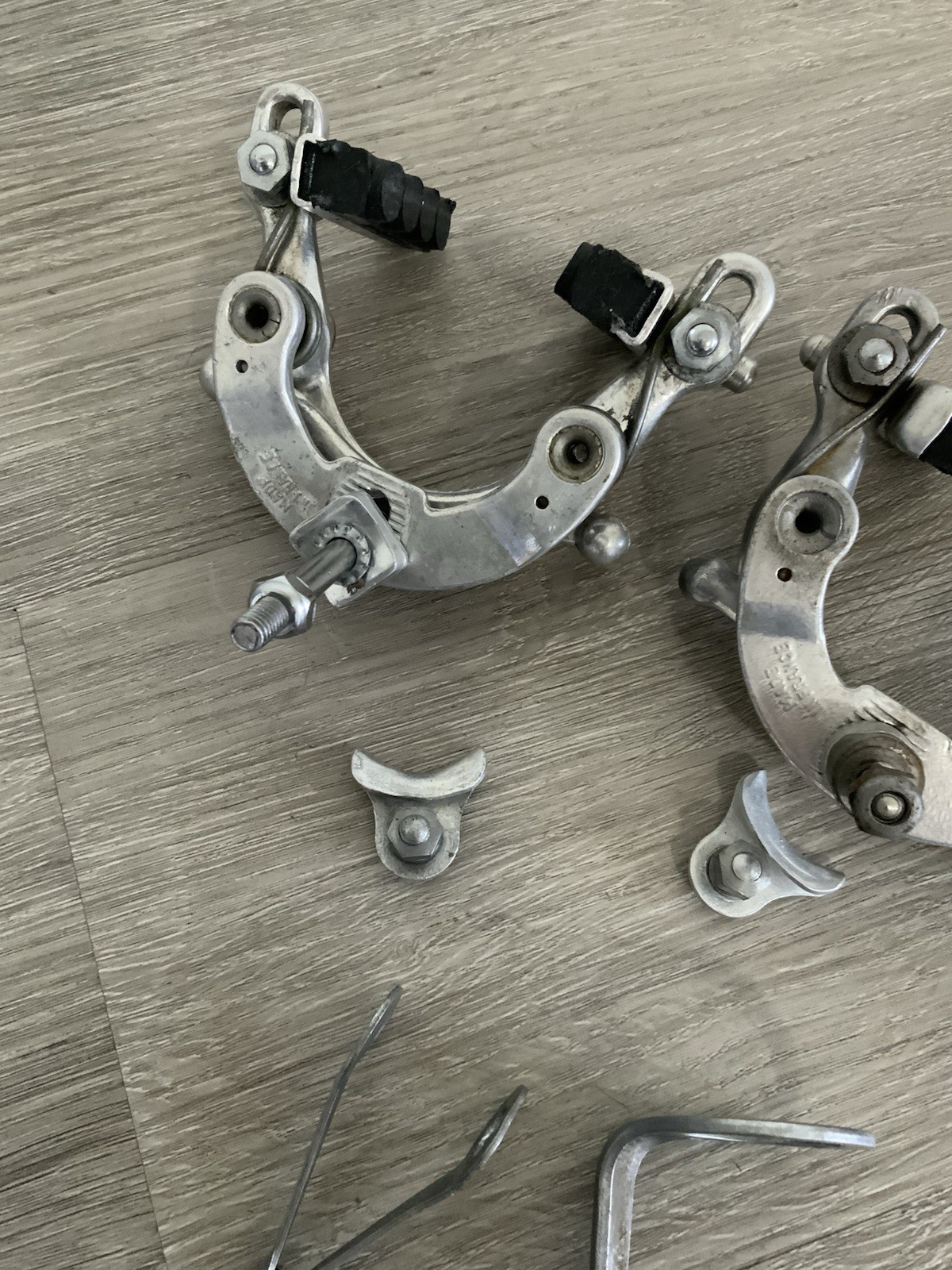 MAFAC COMPETITION BRAKE CALIPERS CENTER PULL 55-65 REACH MAFAC STRADDLES / GUIDE