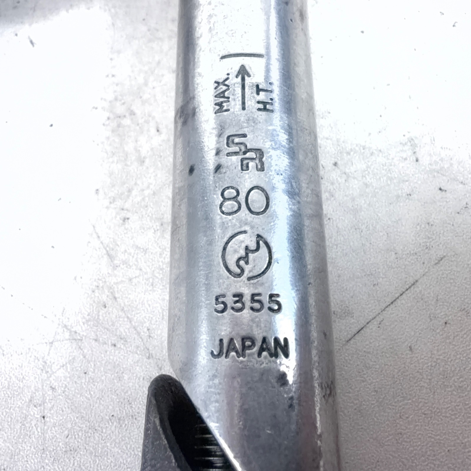 SR Japan Sakae Ringyo Vintage Alloy Quill Stem «Custom» 80mm Reach 25.4 Clamp