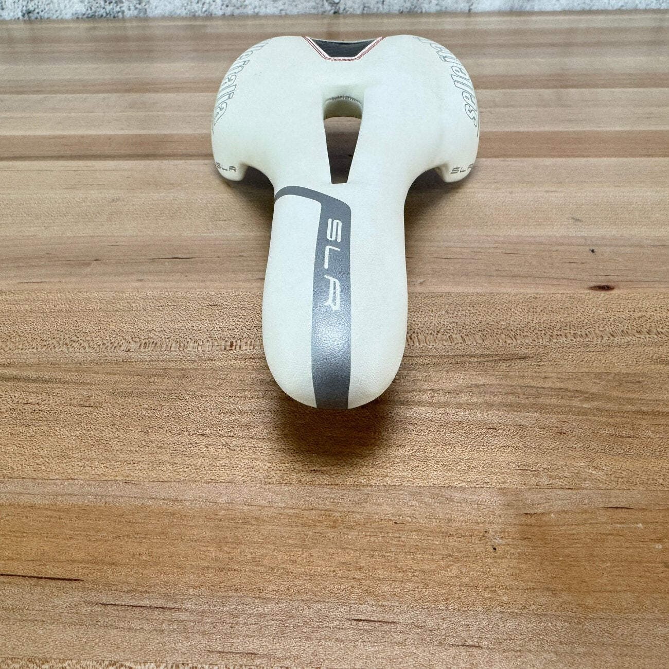Selle Italia SLR 135mm 7x7mm Titanium 316 Rails White Bike Saddle 234g