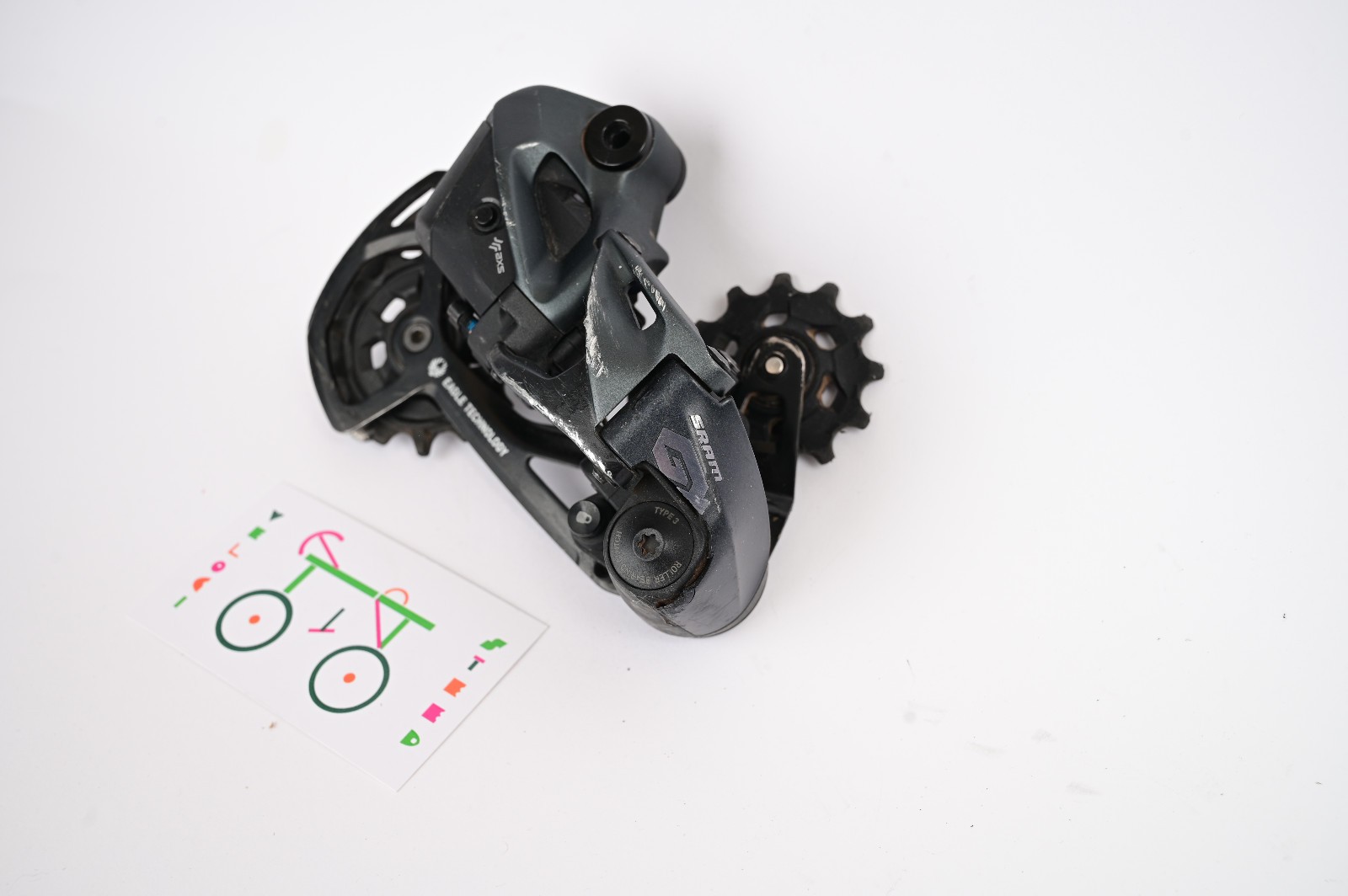SRAM Eagle GX AXS 12-Speed Electronic Mountain Gravel Bike Rear Derailleur 52t