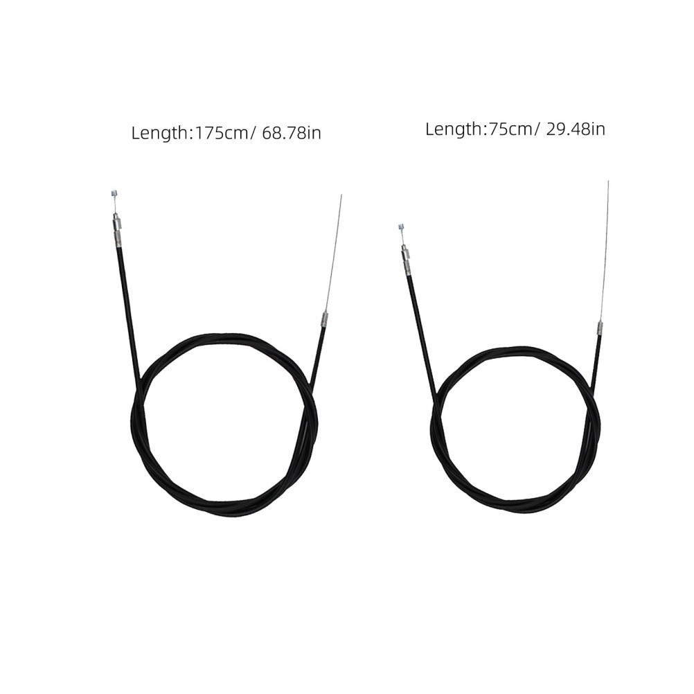 1 Set Bike Brake Cable Kit Reusable Stainless Steel PVC Black for Cycling Use