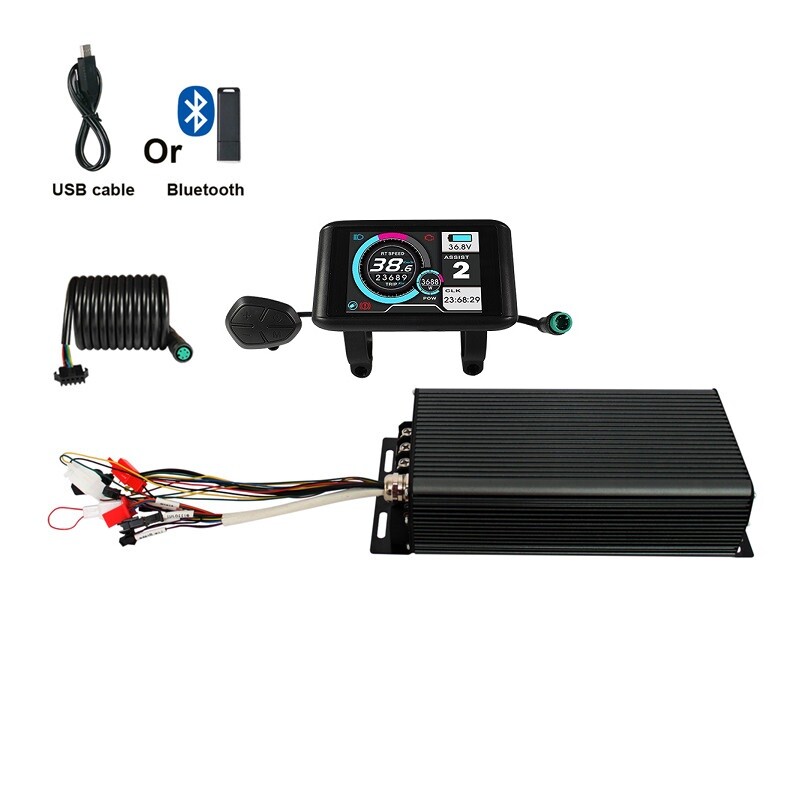 48V-72V 3000W-5000W eBike Conversion Kit Rear Wheel for Fat Tire 20/24/26×4.0