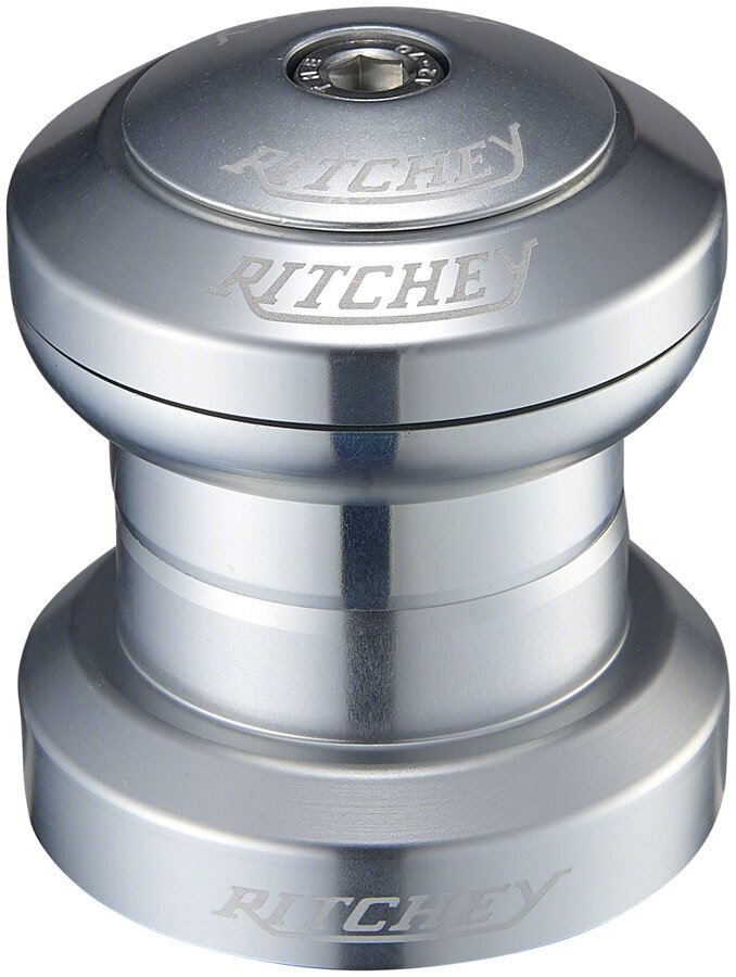 Ritchey Classic Headset – Exernal, 1-1/8″, Threadless, EC34/28.6-EC34/30, Silver