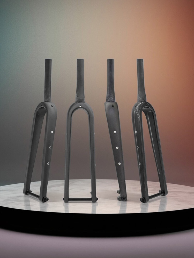 Carbon Gravel Road Bike Fork Cyclocross Bicycle Forks 700*45C 12x100mm Disc Ma5E