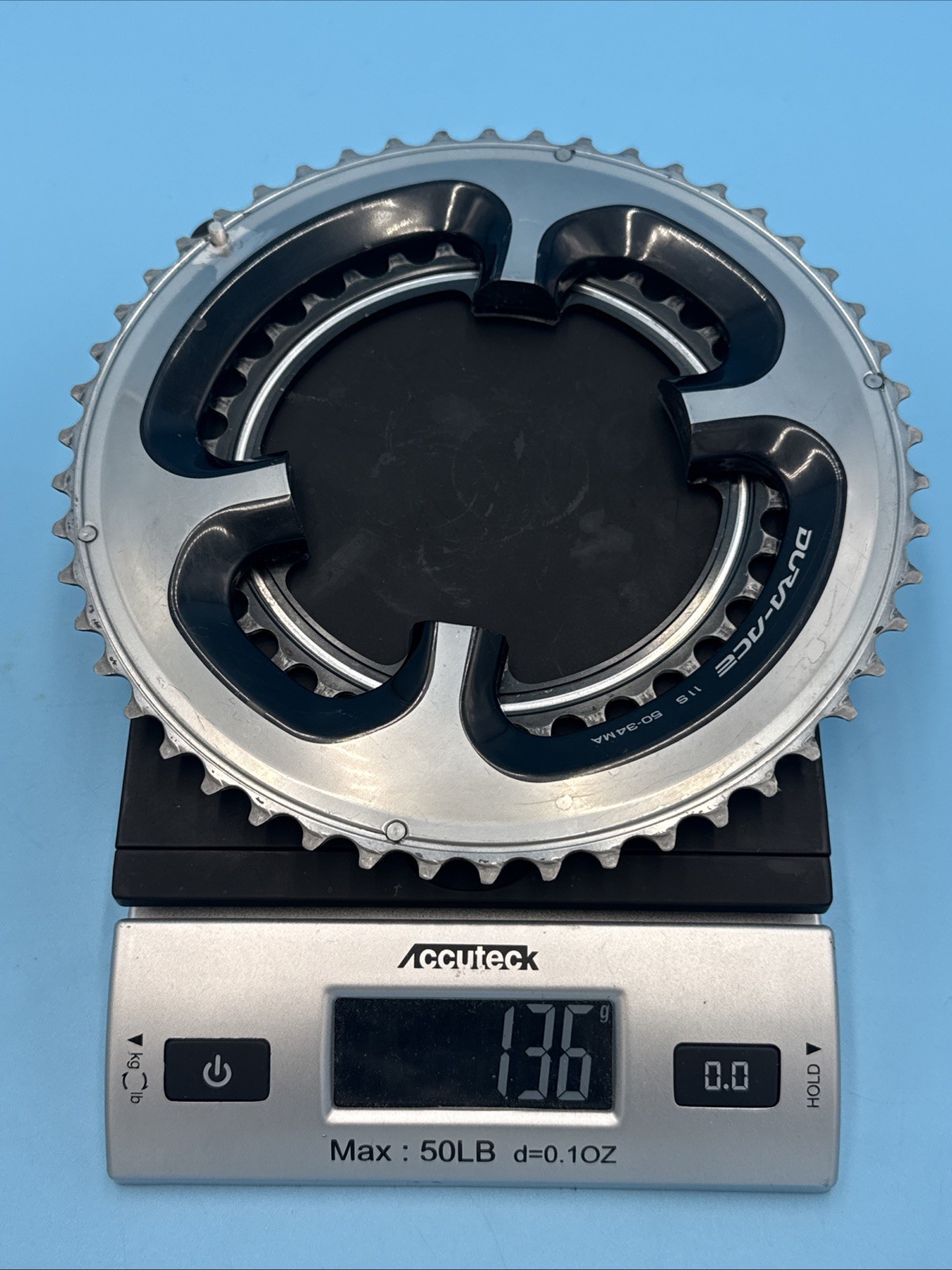 Shimano DURA-ACE FC-9000 2×11-speed 50/34t Crank Chainrings GOOD USED!