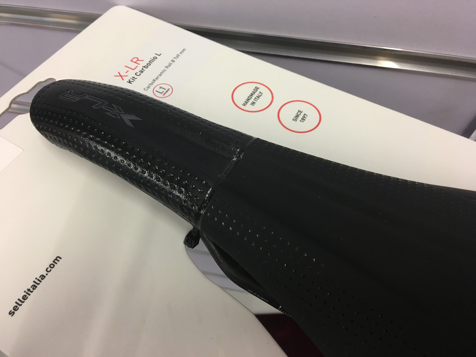 Selle Italia X-LR Kit Carbonio L1 145x266mm CarboKeramic Rail Saddle -Black