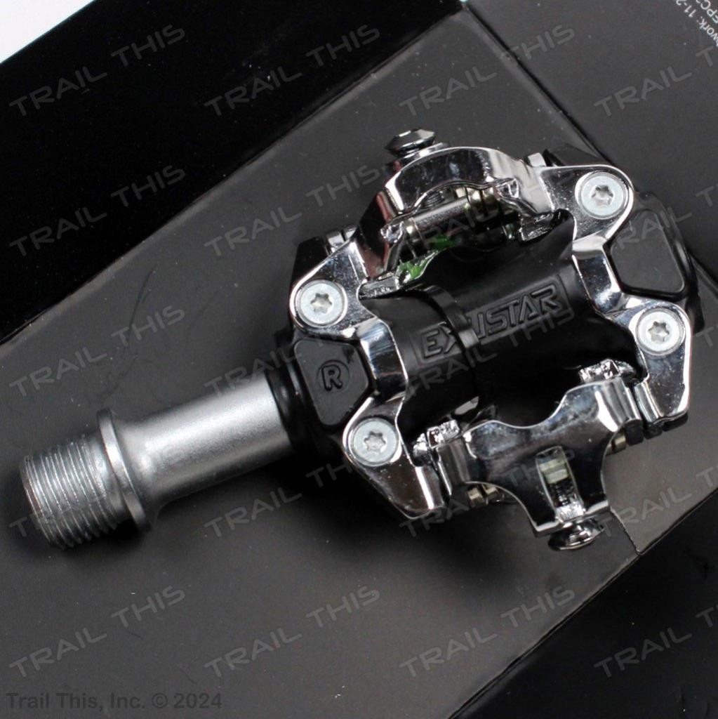 Exustar PM211 SPD Clipless MTB Bike Pedals fits Shimano Dual-Sided Clip-In