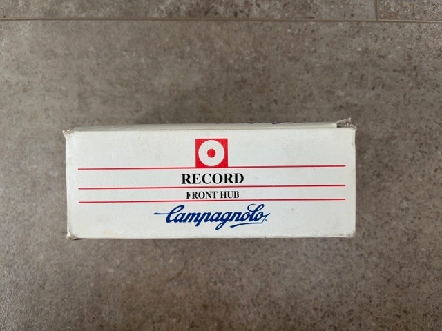 Campagnolo Vintage Record front road hub 32 hole 100mm spacing NIB never built